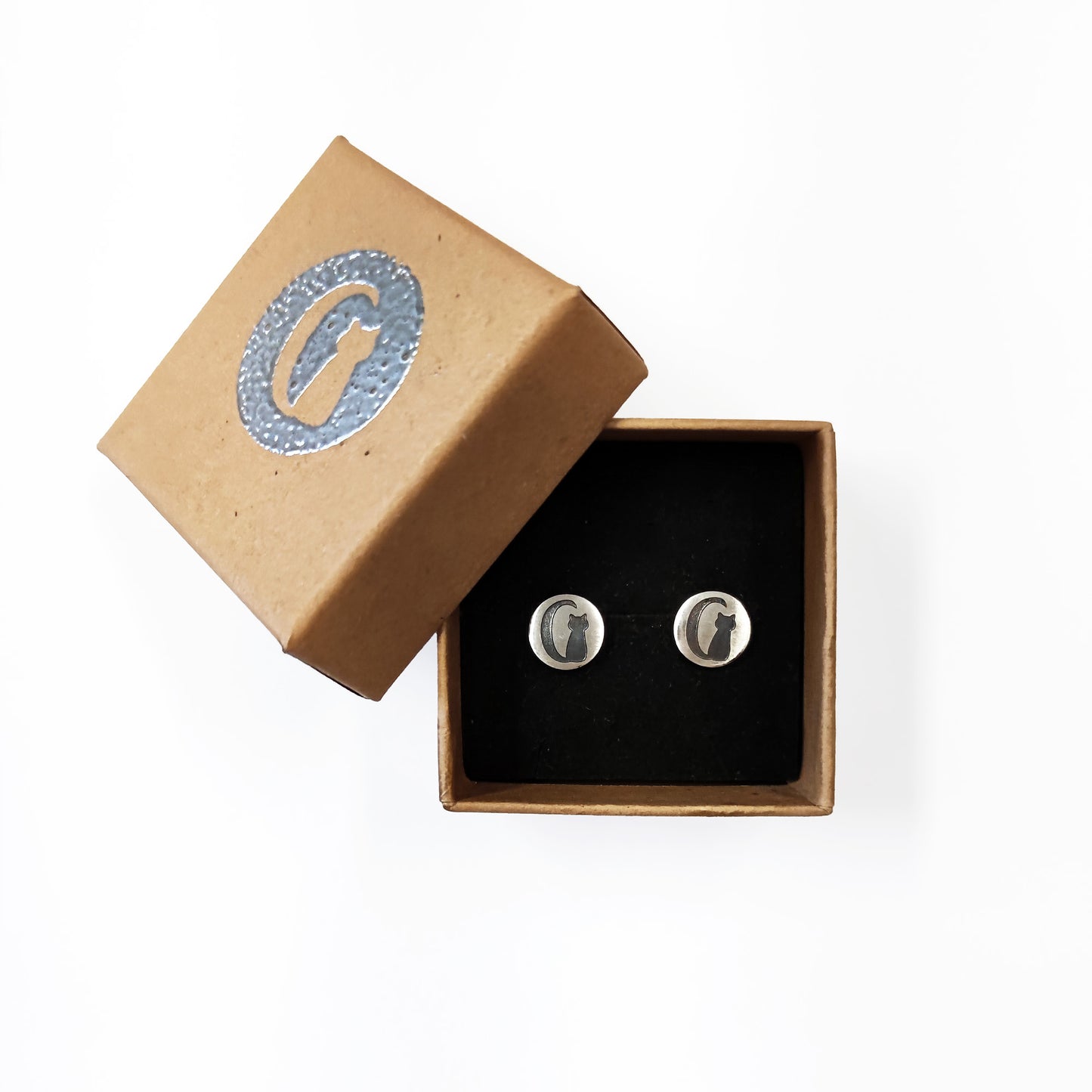 Pendientes de Botón Gatinha