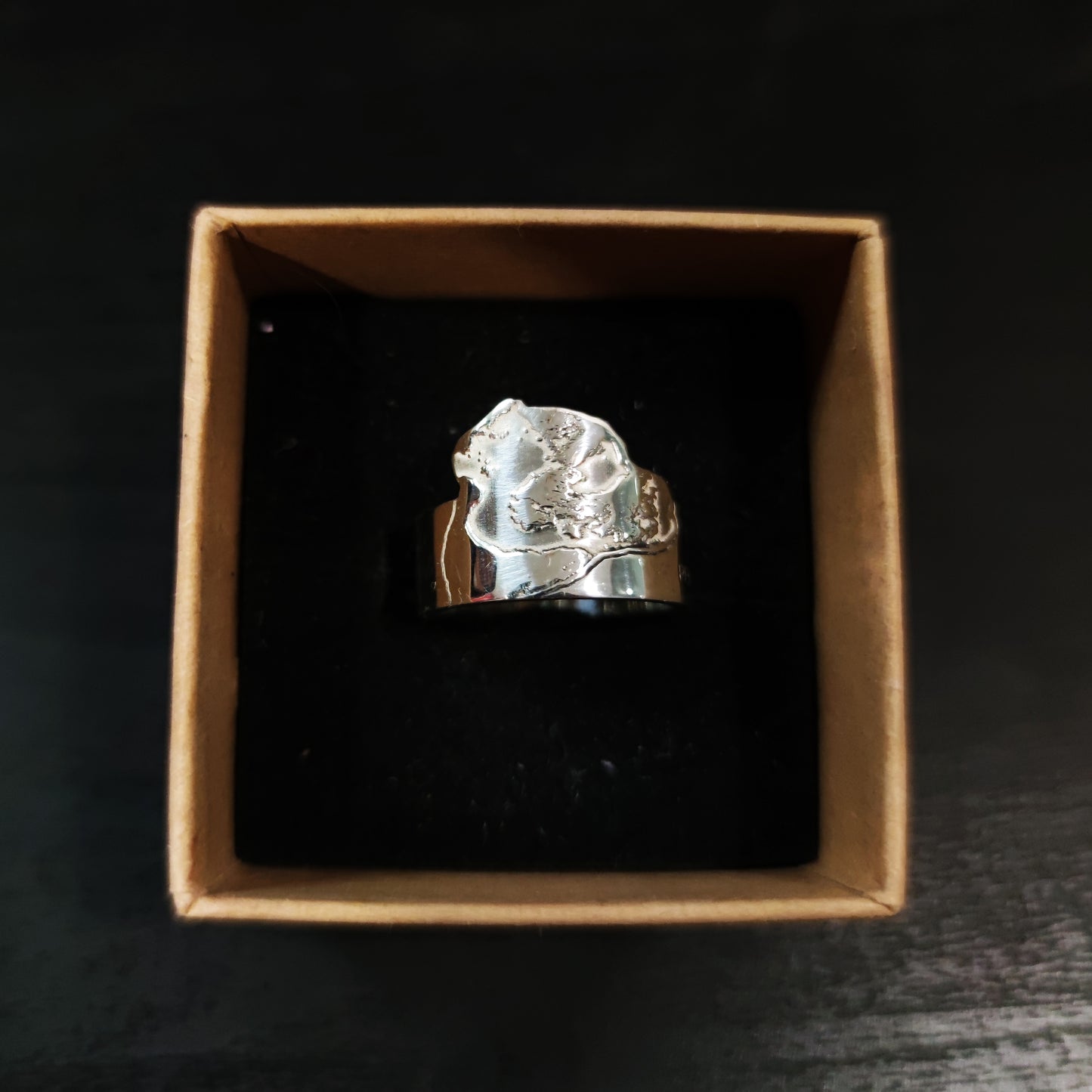 Anillo de plata con diseño Personalizado