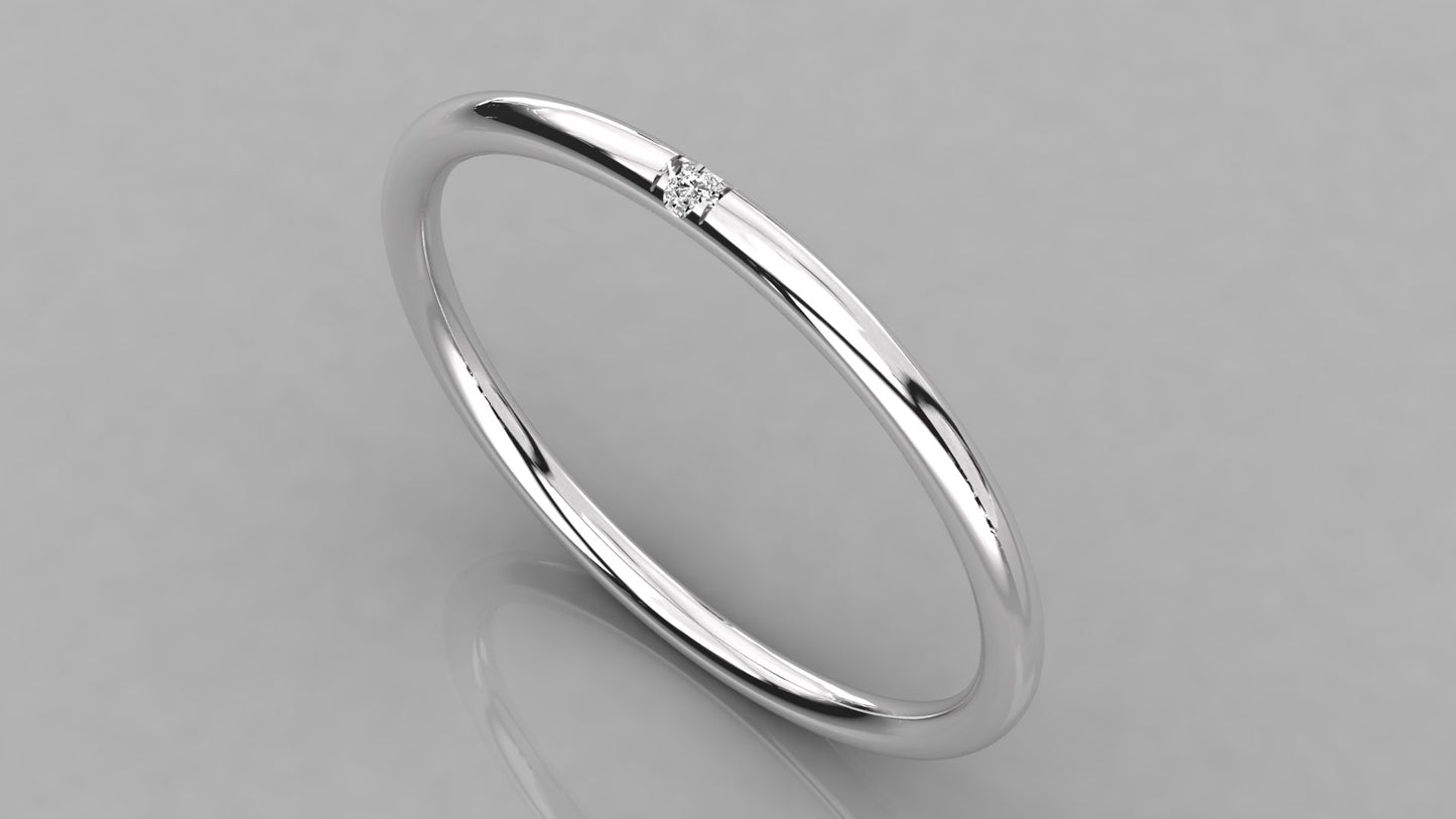 Anillo de plata Personalizable - Rainha