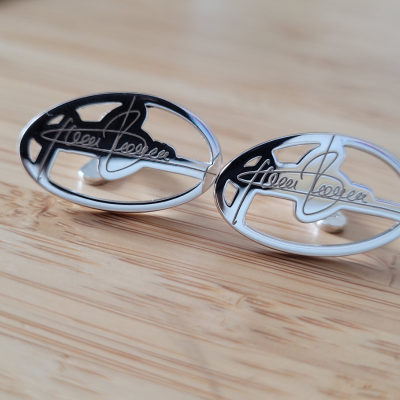 Personalized Silver Cufflinks