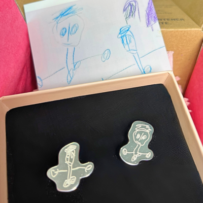 Personalized Silver Cufflinks