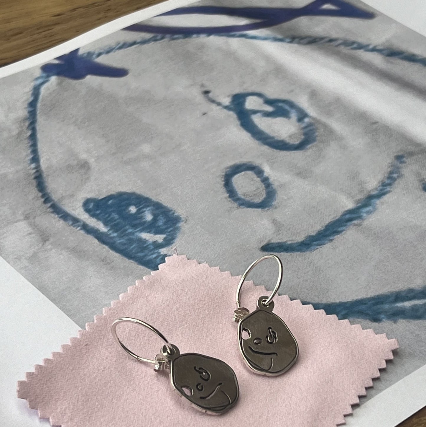 Personalized Silver Earrings