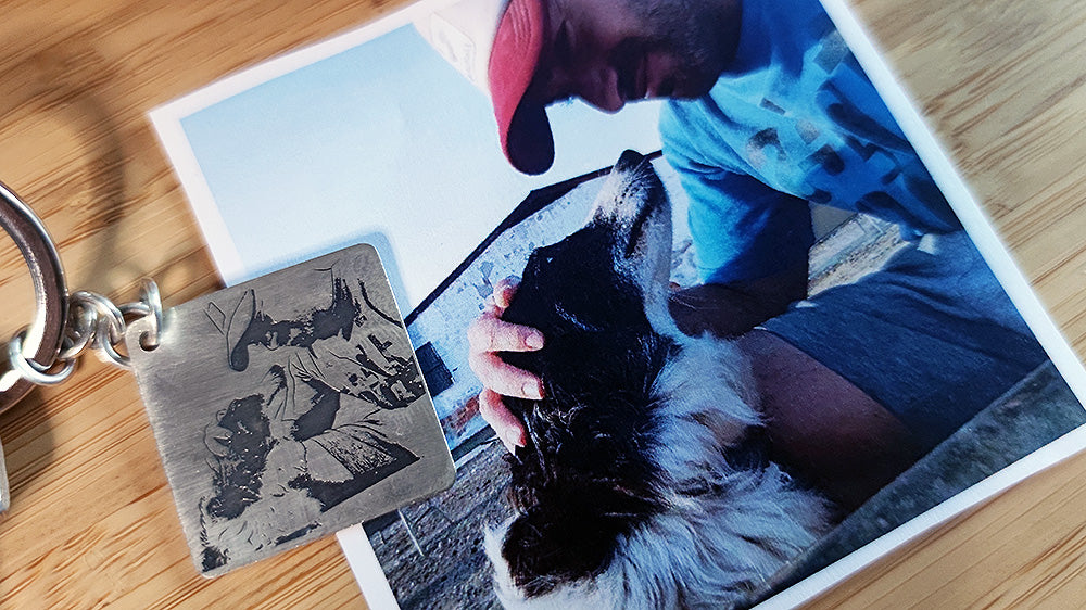 Colgante de plata personalizado a partir de una fotografía