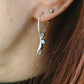 Pendientes de plata Gatinha
